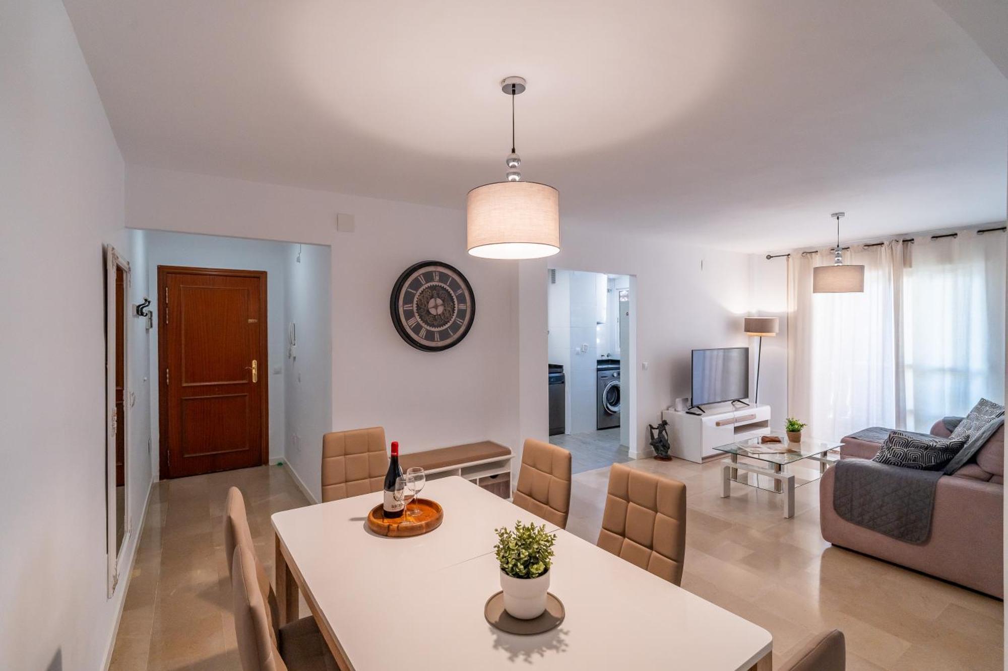 Casa Playa Guadalmar, Beautiful Apartment In Front Of The Sea, Wifi, Ac, Smart Tv, Private Parking 马拉加 外观 照片